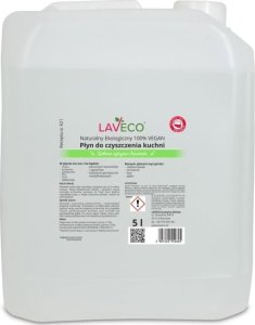 LAVECO Naturalny płyn do czyszczenia kuchni  zielona cytryna i lawenda  5 l 1