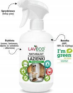 LAVECO Naturalny płyn do czyszczenia łazienki 0,5 l 3