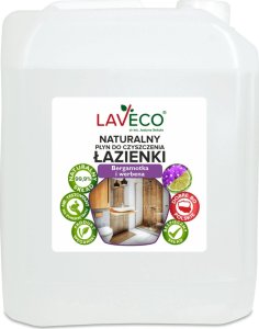 LAVECO Naturalny płyn do czyszczenia łazienki  bergamotka i werbena  5 l 1