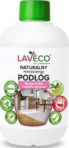 LAVECO Naturalny płyn do mycia podłóg - 0,5 l - bergamotka i zielona herbata 1