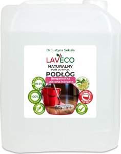 LAVECO Naturalny płyn do mycia podłóg - 5 l - bergamotka i zielona herbata 1