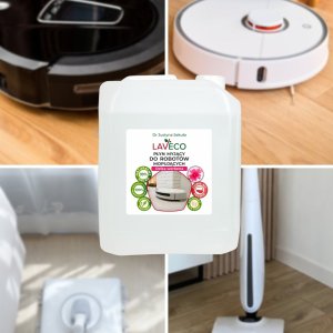 LAVECO Naturalny płyn myjący do robotów mopujących - 5 l - dzika werbena 3
