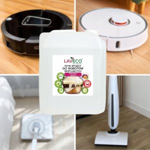 LAVECO Naturalny płyn myjący do robotów mopujących - marakuja i guawa - 5 l 2