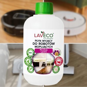 LAVECO Naturalny płyn myjący do robotów mopujących - marakuja i guawa - 0,5 l 2