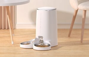 Rojeco ML Automatyczny dozownik karmy 4L Buton Version (podwójna miska) 6