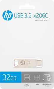 Pendrive HP HP 32GB x206c OTG Type-C Metal Flash Drive 7