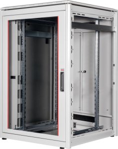 Szafa Roline ROLINE Netzwerkschrank Pro 48,26cm 19Zoll 22 HE 800x800 BxT Glast�r grau 5