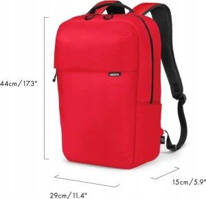 Plecak Dicota Backpack COMMUTER 33,02-40,64cm 13-16cal RED 8