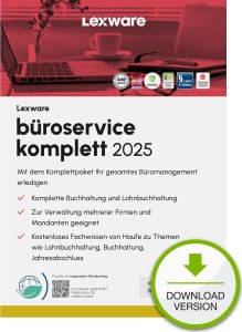 Program Lexware LEXWARE ESD b�roservice komplett 2025 Einzelplatzversion unbegrenzte Laufzeit Download 1
