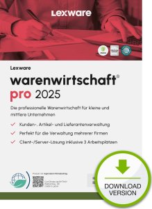 Program Lexware LEXWARE ESD warenwirtschaft pro 2025 unbegrenzte Laufzeit Download 1