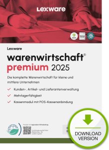 Program Lexware LEXWARE ESD warenwirtschaft premium 2025 unbegrenzte Laufzeit Download 1
