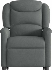 vidaXL vidaXL Podnoszony fotel masujący, elektryczny, rozkładany, ciemnoszary 5