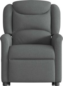 vidaXL vidaXL Podnoszony fotel masujący, elektryczny, rozkładany, ciemnoszary 5