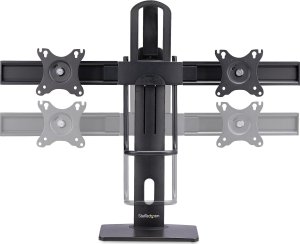 StarTech StarTech 2MC1S-MONITOR-STAND uchwyt / stojak do monitorów 68,6 cm (27") Biurko Czarny 11