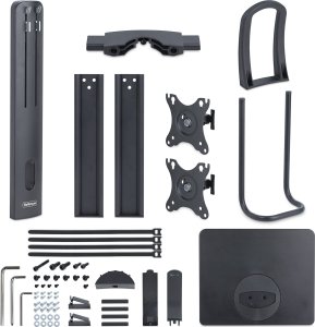 StarTech StarTech 2MC1S-MONITOR-STAND uchwyt / stojak do monitorów 68,6 cm (27") Biurko Czarny 15