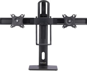 StarTech StarTech 2MC1S-MONITOR-STAND uchwyt / stojak do monitorów 68,6 cm (27") Biurko Czarny 3