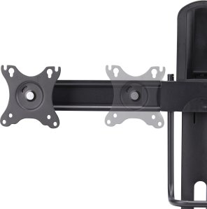 StarTech StarTech 2MC1S-MONITOR-STAND uchwyt / stojak do monitorów 68,6 cm (27") Biurko Czarny 10