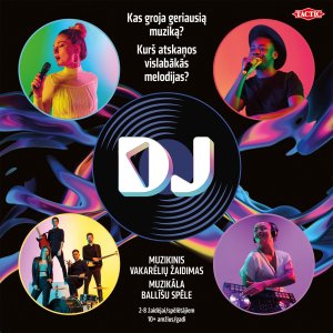 Tactic TACTIC Boardgame DJ Music Game: POP Music (in Latvian and Lithuanian lang.) 1