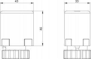 Guzzanti THERMOELECTRIC ACTUATOR AURATON VELA 8
