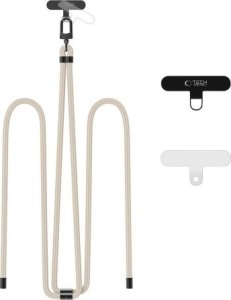 Tech-Protect C7S ROPE CROSSBODY STRAP TAUPE/BLACK 1
