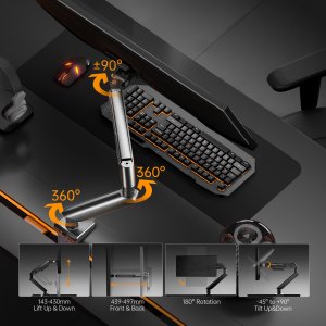 Anda Seat Uchwyt na monitor 17" - 32" Stealth II (AD-W-A6D-1S-BB) 10