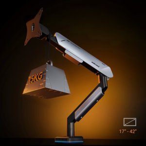 Anda Seat Uchwyt do monitora regulowany obrotowy Stealth II PRO RGB 17"- 42" titanium 11