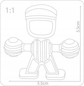 Askato Klocki małych geniuszy Liczmany 64 elementy 4