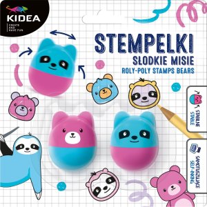 Derform Stempelek wańka wstańka słodkie misie Kidea 1