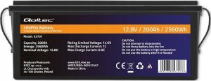 Qoltec QOLTEC AKUMULATOR LIFEPO4 LITOWO-ŻELAZOWO-FOSFORANOWY | 12.8V | 200AH | 2560WH | BMS 5