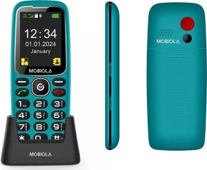 Telefon komórkowy Vega TELEFON GSM MOBIOLA  MB4120 4G TELEFON DLA SENIORA TURKUSOWY> 2
