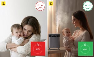 Nawilżacz powietrza Yoer Nawilżacz powietrza Yoer AquaCube HU02G 2