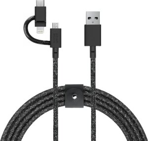 Kabel USB Native Union USB-A - USB-A 2 m Czarny (BELT-ULC-CS-BLK-NP) 2