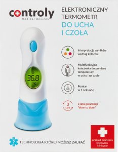 Controly 7323 TERMOMETR DO UCHA I CZOŁA IT-901 7