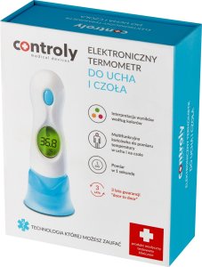 Controly 7323 TERMOMETR DO UCHA I CZOŁA IT-901 8