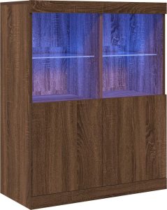 vidaXL Szafka brązowy dąb 81x37x100 cm 3