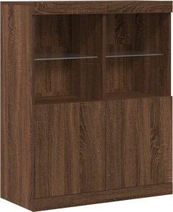 vidaXL Szafka brązowy dąb 81x37x100 cm 6