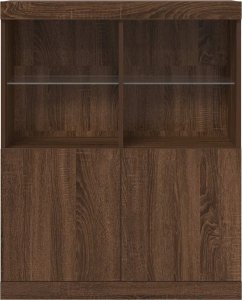 vidaXL Szafka brązowy dąb 81x37x100 cm 7