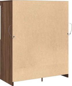 vidaXL Szafka brązowy dąb 81x37x100 cm 9