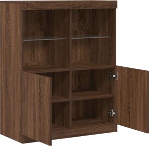 vidaXL Szafka brązowy dąb 81x37x100 cm 10