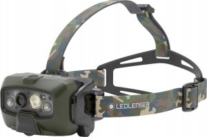 Latarka czołowa Ledlenser Latarka Ledlenser HF8R Core RGB camouflage 1