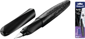 Pelikan Pióro Wieczne Pelikan Twist M P457 Czarne Structure Black + 2 Naboje 824637 1