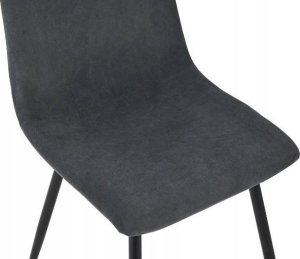 kontrast Nowoczesne krzesła tapicerowane do jadalni salonu Nova c. szare 5
