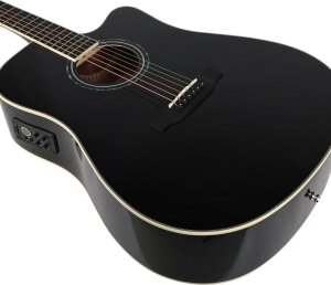 V-Tone V-TONE VEAG1 CE BK gitara elektroakustyczna 4/4 dreadnought cutaway czarna 7