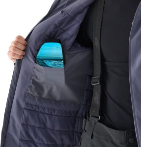 Kurtka narciarska męska 4f Kurtka narciarska męska 4F M579 denim 4FWAW24TTJAM579 32S M 6