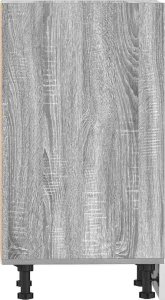 vidaXL Szafka dolna Szara Sonoma 20x44,5x81,5 cm Drewno klejone 5