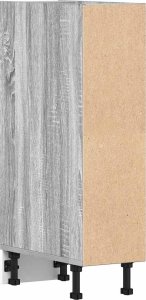 vidaXL Szafka dolna Szara Sonoma 20x44,5x81,5 cm Drewno klejone 6