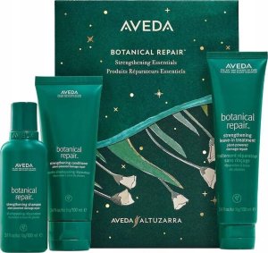 Aveda AVEDA_SET Botanical Repair Shampoo szampon wzmacniający do włosów 100ml + Botanical Repair Strengthening Conditioner odżywka do włosów 100ml + Botanical Repair Strengthening Leave-In Treatment wzmacniająca kuracja do włosów bez spłukiwania 100ml 2