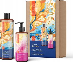 VIANEK_SET Body Care Prebiotyczny płyn do kąpieli relaksujący 400ml + Prebiotyczny balsam do ciała łagodzący 300ml 1