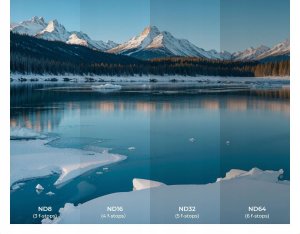 Filtr Kf Zestaw Filtrów Szarych Filtr Szary ND 4w1 ND8 ND16 ND32 ND64 do DJI AIR 3S / SKU.2339 5