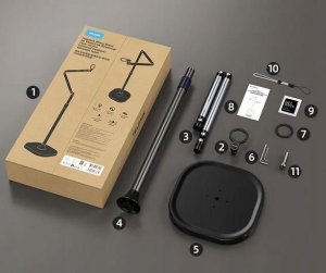 Podstawka Telesin Podstawka Statyw Stojak 162cm Magnes Magnetyczny MagSafe na Telefon Tablet / Telesin P3-FS-01 5